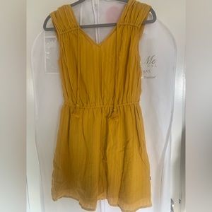 Yellow Mini Dress